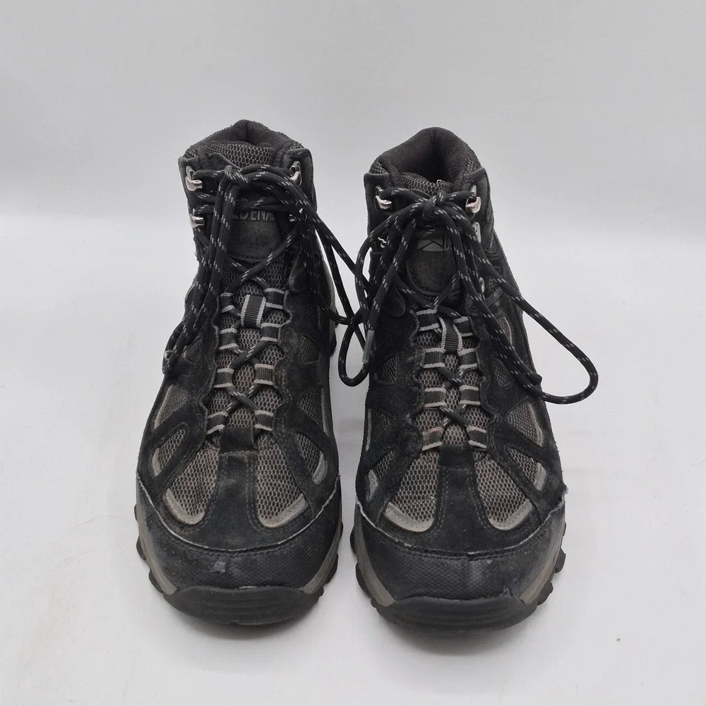 Denali Hiking Boots Mens‎ Size 9.5 Black Leather Mesh Trail Outdoor A17U159F-7